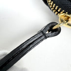 Gucci Wallet GG Marmont Double G Zip Around Leather Black — view 5