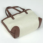 Gucci Tote Craft Canvas Beige Brown — view 2