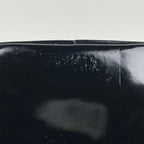 Chanel Makeup Pouch CC Logo Vanity Back Patent Leather Black — view 4