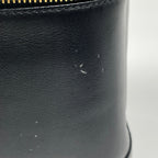Chanel Makeup Pouch Bicolor CC Logo Vanity Leather Black — view 4