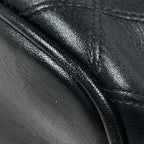 Chanel Makeup Pouch Bicolor CC Logo Vanity Leather Black — view 3