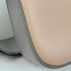 Fendi Shoulder Bag 3 Tre Bucket Rhinestone Bijou Leather White Pink 8 BR — view 4
