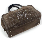 Loewe Handbag Amazona 28 Suede Brown — view 2