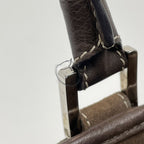 Loewe Handbag Amazona 28 Suede Brown — view 7