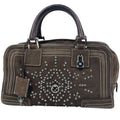 Loewe Handbag Amazona 28 Suede Brown