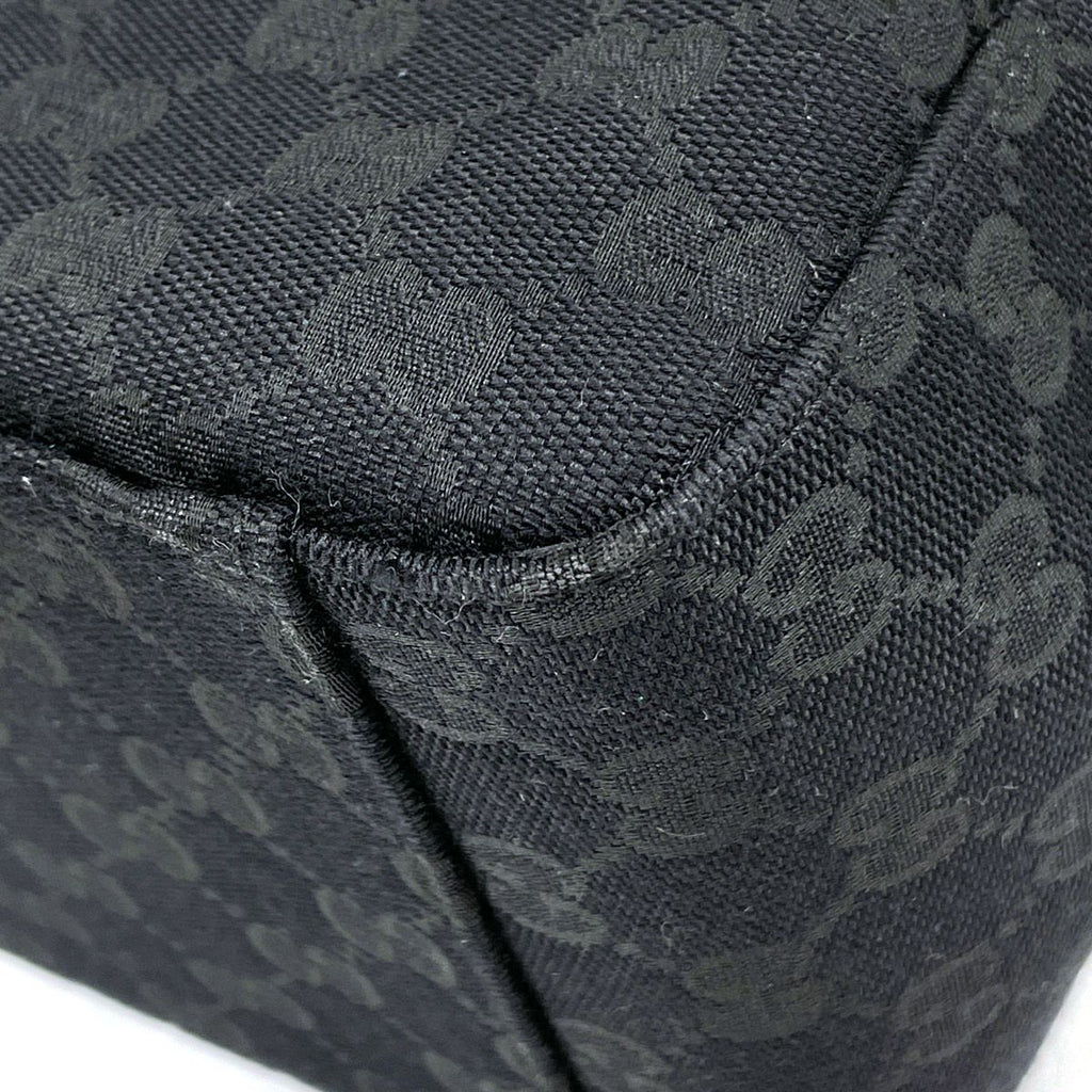 Gucci Tote GG Pattern Web Canvas Black — view 3