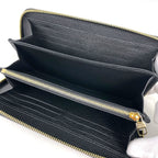 Louis Vuitton Zippy Wallet Zip Around Monogram Empreinte Noir — view 4