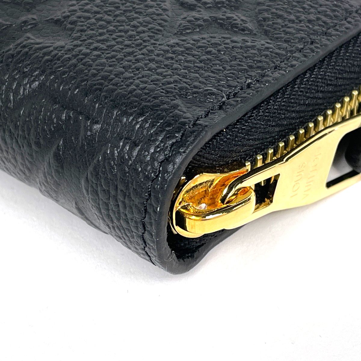 Louis Vuitton Zippy Wallet Zip Around Monogram Empreinte Noir — view 3