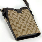 Gucci Shoulder Bag Mini Bucket GG Pattern Web Canvas Beige Brown — view 2