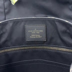 Louis Vuitton Chapman Collaboration Hiking Leather Navy Backpack Silver — view 4