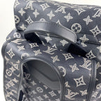 Louis Vuitton Chapman Collaboration Hiking Leather Navy Backpack Silver — view 8