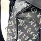Louis Vuitton Chapman Collaboration Hiking Leather Navy Backpack Silver — view 7
