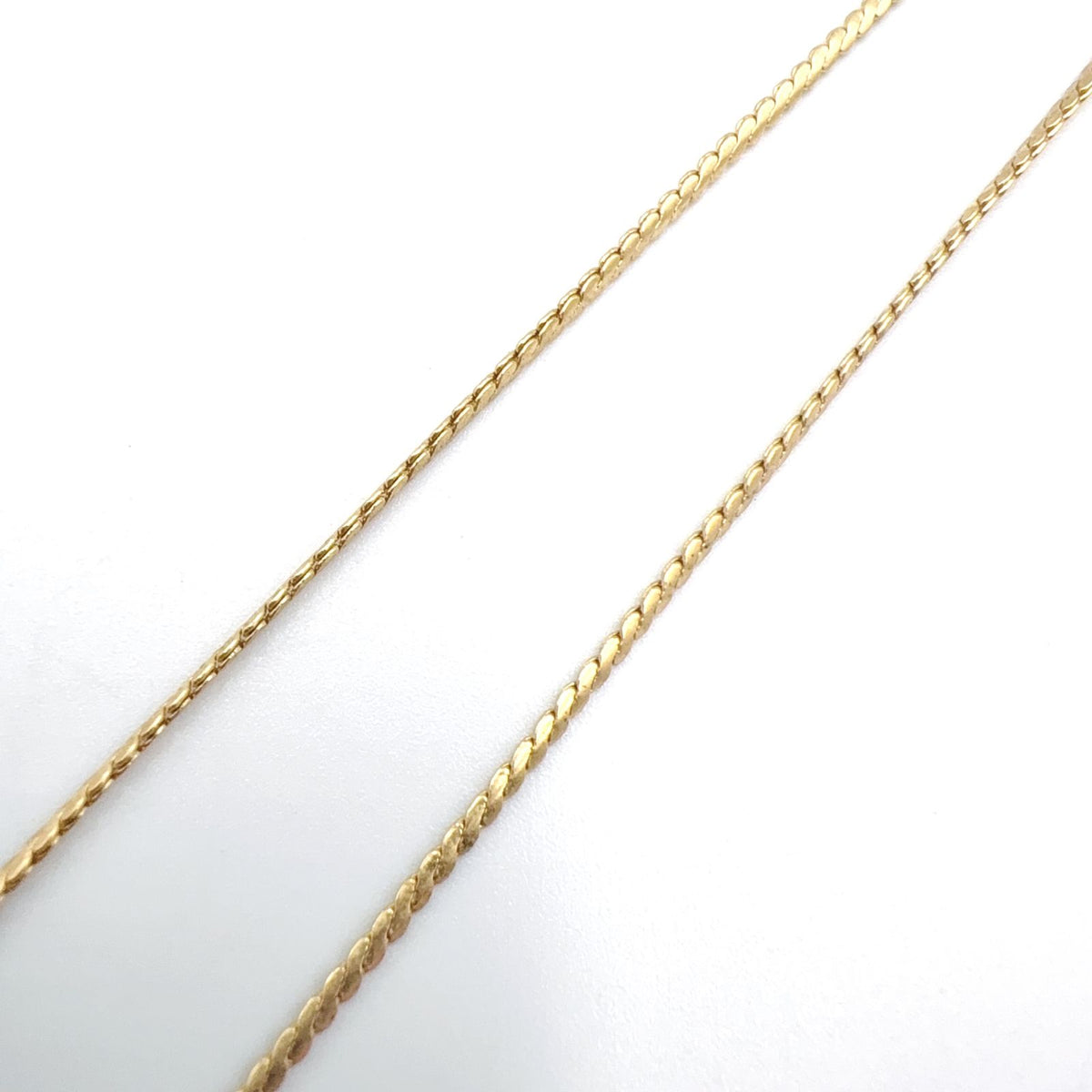 Dior CD Logo Rhinestone Gold Necklace — view 6