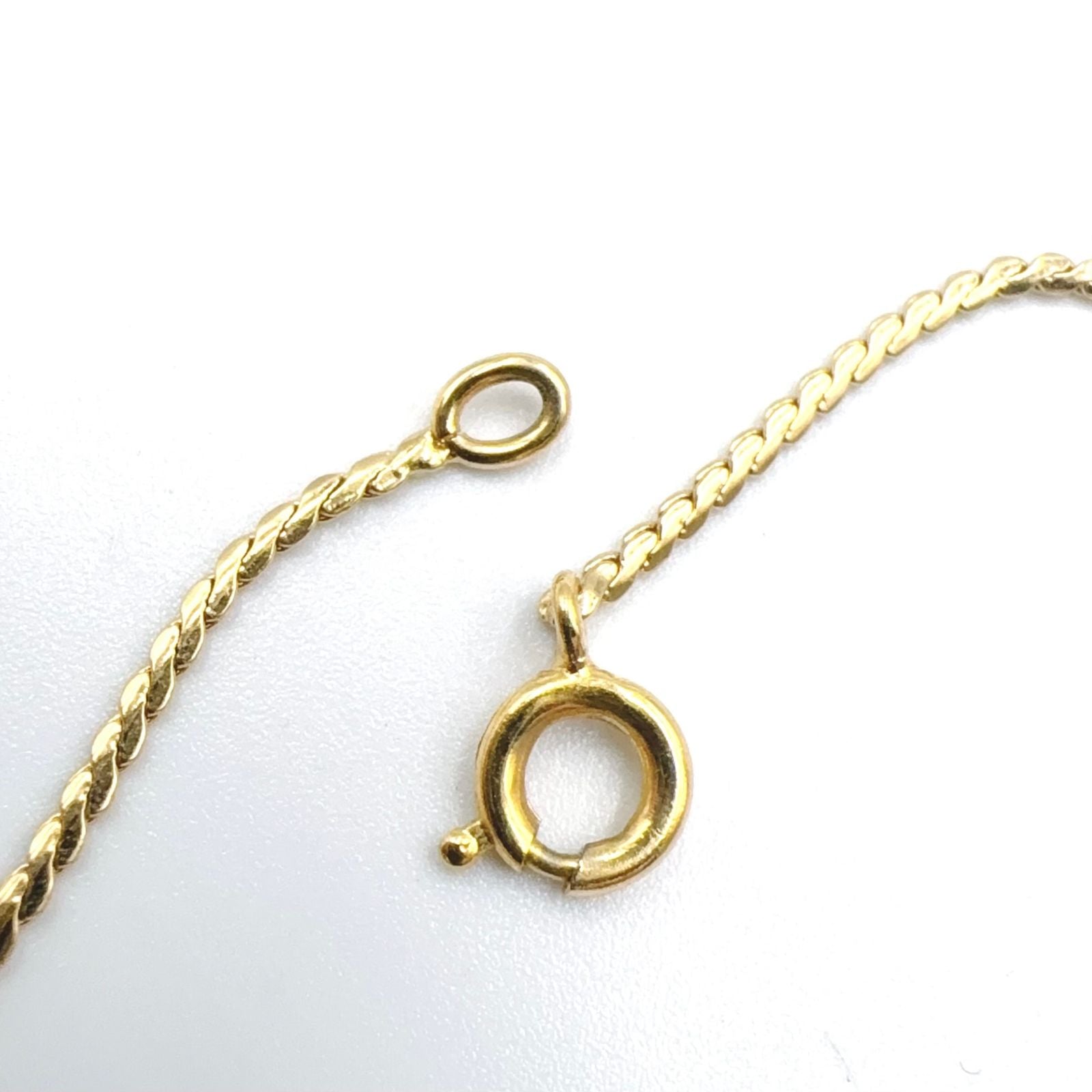Dior CD Logo Rhinestone Gold Bracelet — view 6