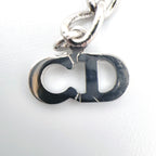 Dior Heart Y-shaped Silver Necklace — view 4