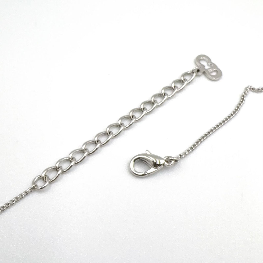 Dior Heart Y-shaped Silver Necklace — view 8