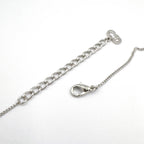 Dior Heart Y-shaped Silver Necklace — view 8