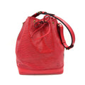 Louis Vuitton Noe Epi Castilian Red Leather Shoulder Bag Gold