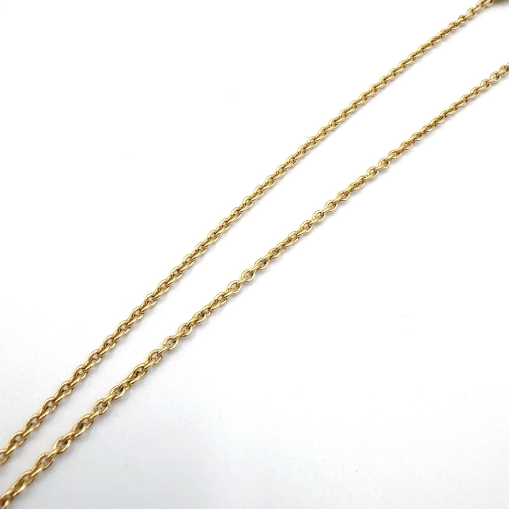 Louis Vuitton Essential V Logo Metal Gold Necklace — view 6