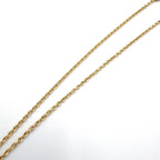 Louis Vuitton Essential V Logo Metal Gold Necklace — view 6