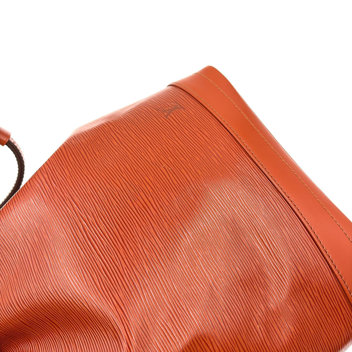 Louis Vuitton Petit Noe Epi Kenya Brown Leather Shoulder Bag Gold — view 7
