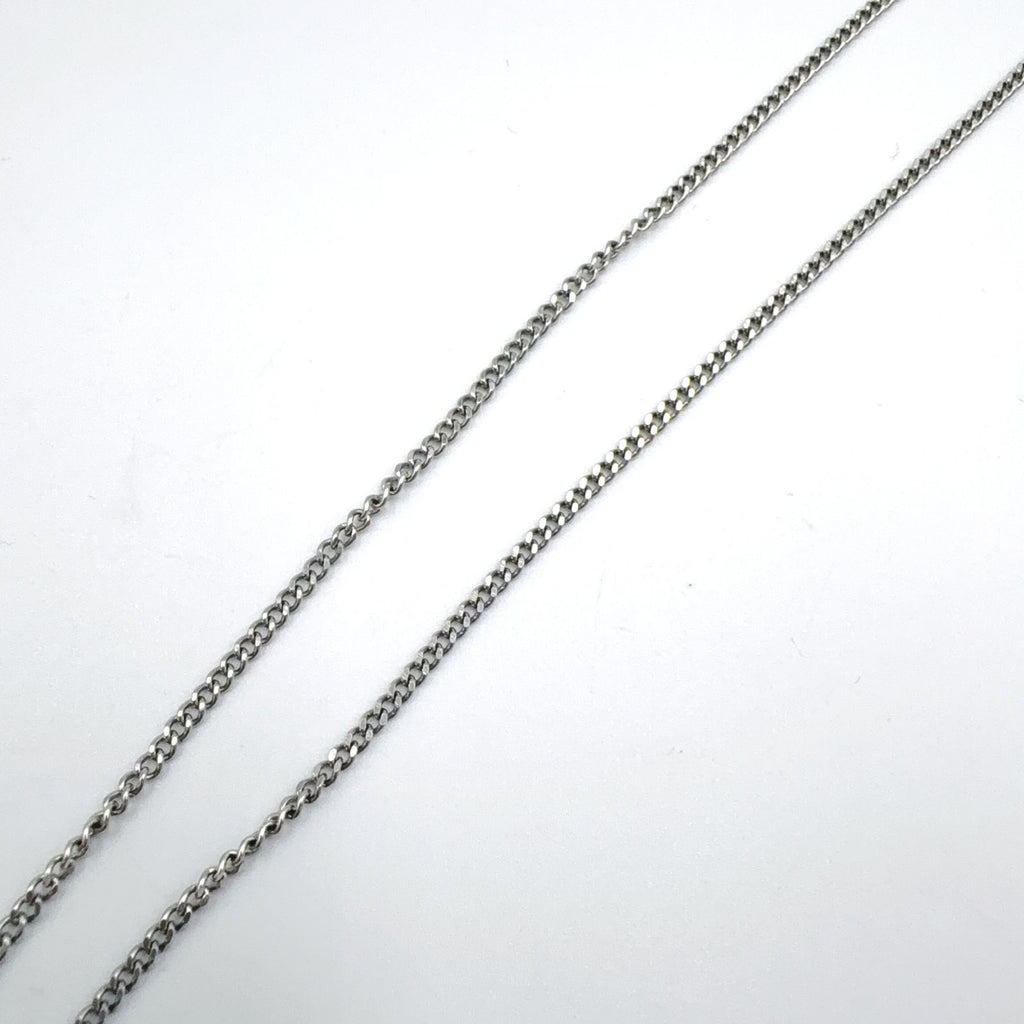 Louis Vuitton LV Award Pendant Metal Enamel Silver Black Necklace — view 6