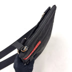 Prada Sports Nylon Black Shoulder Bag Silver — view 5
