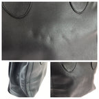 Gucci Bamboo Black Gold Leather Tote — view 5
