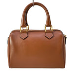 Celine Handbag Small Boston Cuir Triomphe Tan Mini — view 3