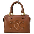 Celine Handbag Small Boston Cuir Triomphe Tan Mini