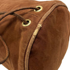Hermes Bag Polochon Mimile Dark Brown Gold — view 6