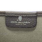 Gucci Tote GG Pattern Beige Brown Vintage Sherry Line Leather — view 8