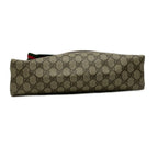 Gucci Tote GG Pattern Beige Brown Vintage Sherry Line Leather — view 5