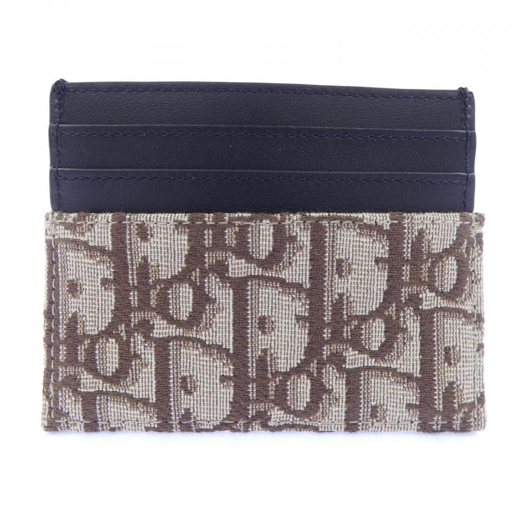 Dior Card Case Holders Brown — view 2
