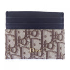 Dior Card Case Holders Brown