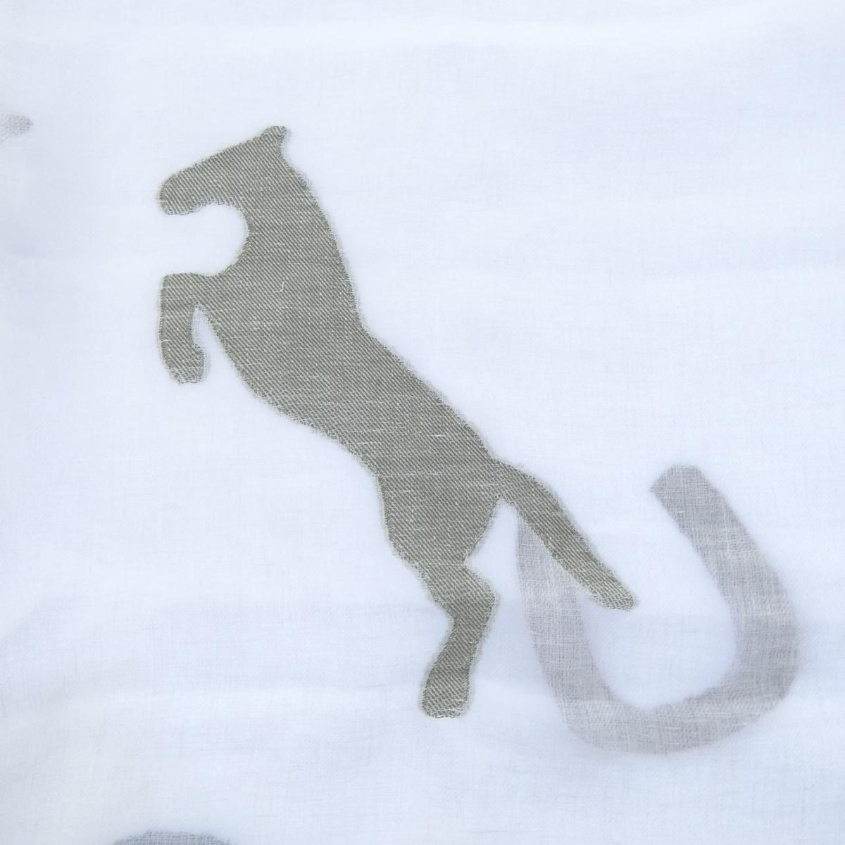 Hermes Stole Scarf White — view 4