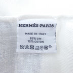 Hermes Stole Scarf White — view 3