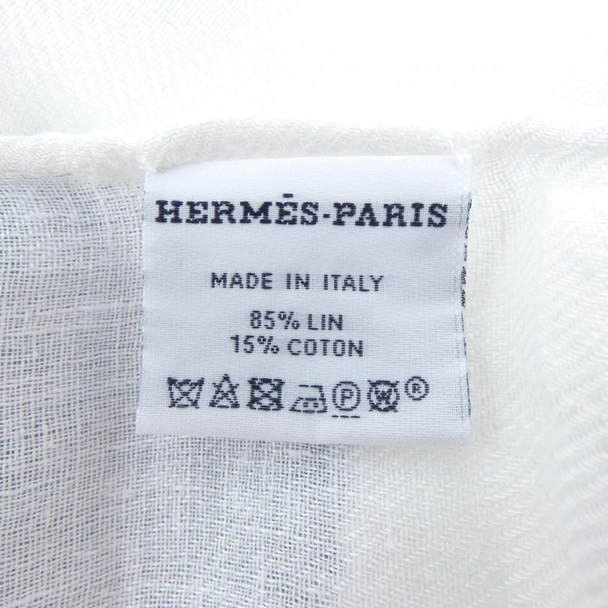 Hermes Stole Scarf White — view 3