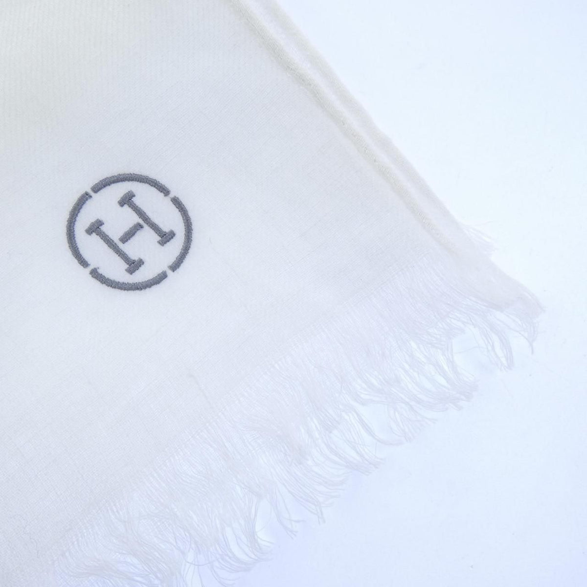 Hermes Stole Scarf White — view 2