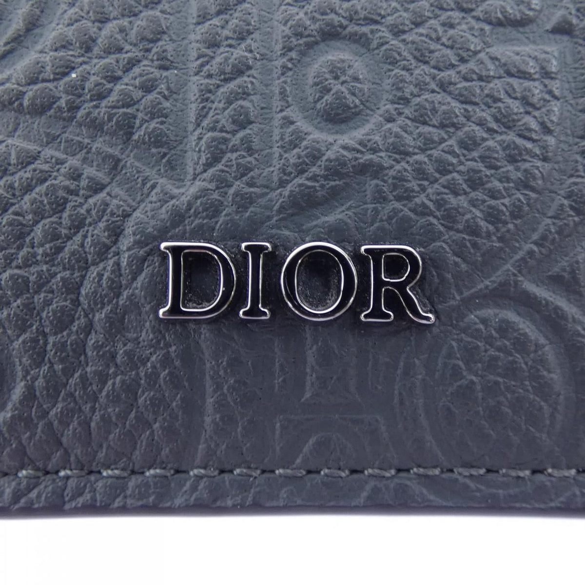 Dior Card Case Holders Gray — view 3