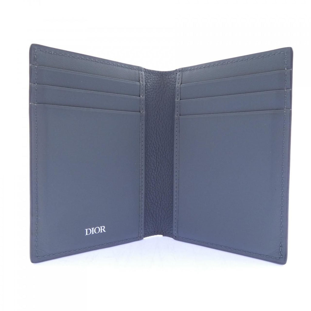 Dior Card Case Holders Gray — view 4
