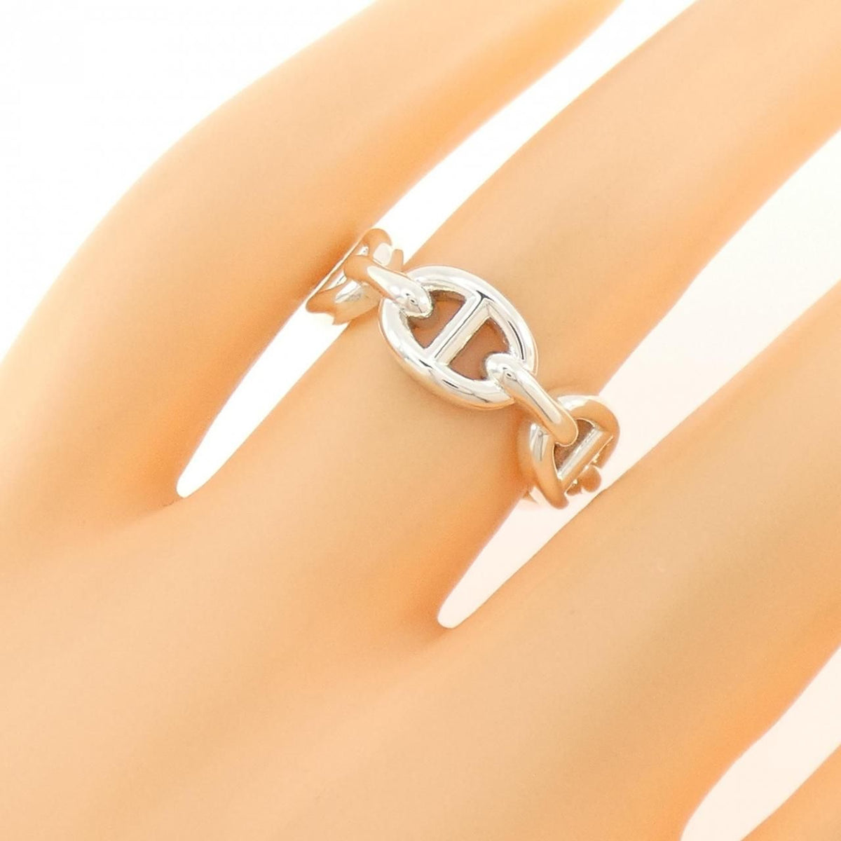 Hermes Chaine D'ancre Enchainee Ring — view 4