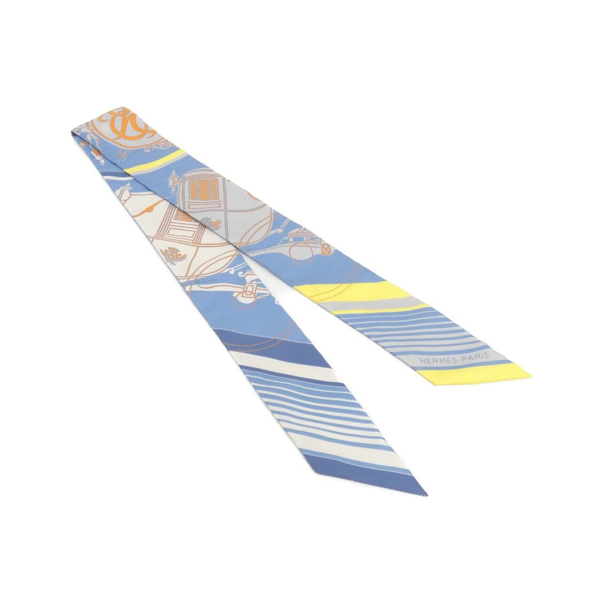 Hermes Ex-Libris Twilly Scarf