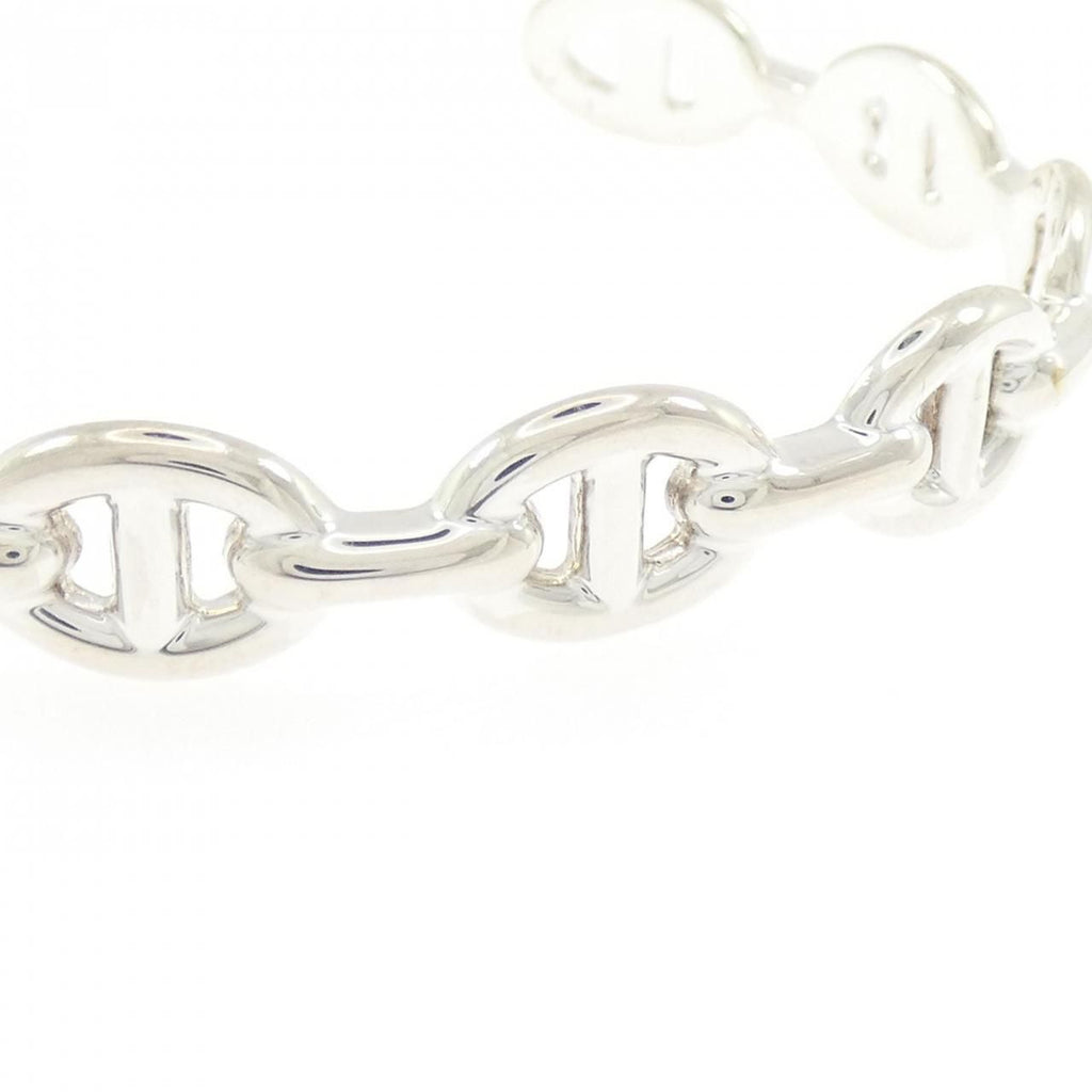 Hermes Chaine D'ancre Enchainee Bangle Bracelet — view 2