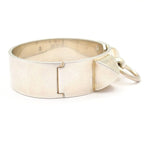 Hermes Bangle Collier de Chien MM Silver Bracelet — view 2