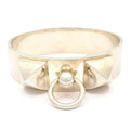 Hermes Bangle Collier de Chien MM Silver Bracelet