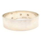 Hermes Bangle Collier de Chien MM Silver Bracelet — view 3