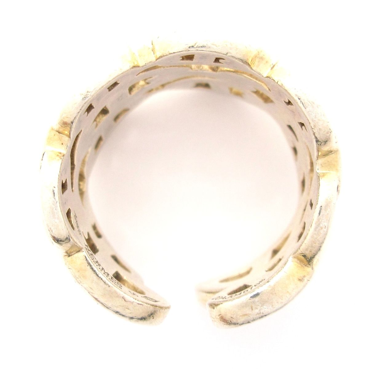 Hermes Ring 56 Chaine D'ancre Enchainee GM Silver — view 4
