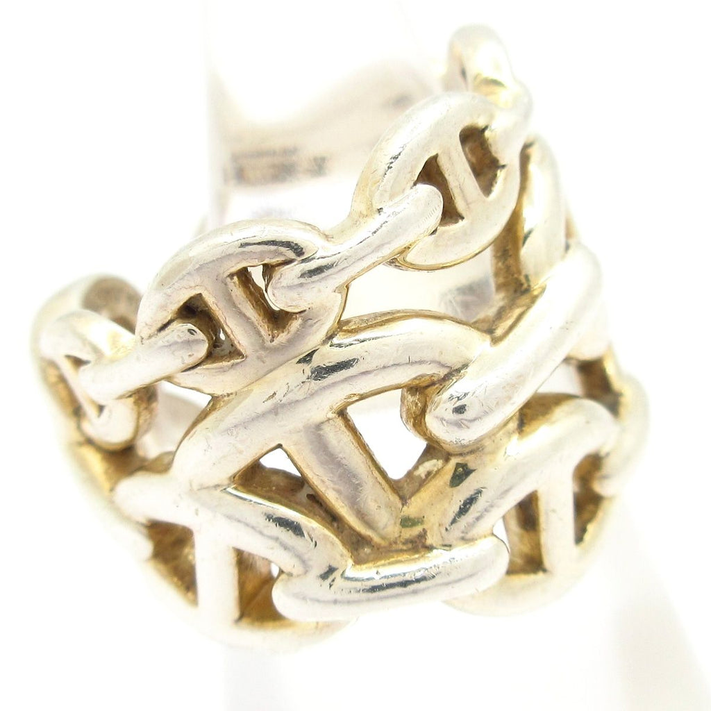 Hermes Ring 56 Chaine D'ancre Enchainee GM Silver — view 2