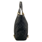 Gucci Tote Abbey GG Pattern Black Leather — view 2